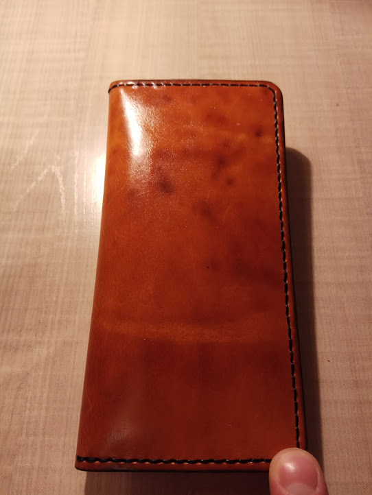 New leather works - My, Leather, Handmade, With your own hands, Wallet, Purse, Leather craft, Longpost