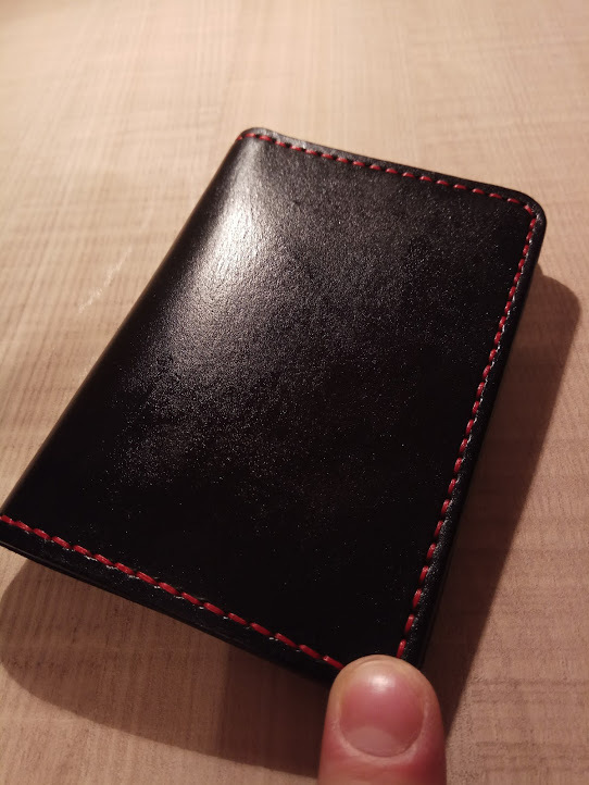 New leather works - My, Leather, Handmade, With your own hands, Wallet, Purse, Leather craft, Longpost