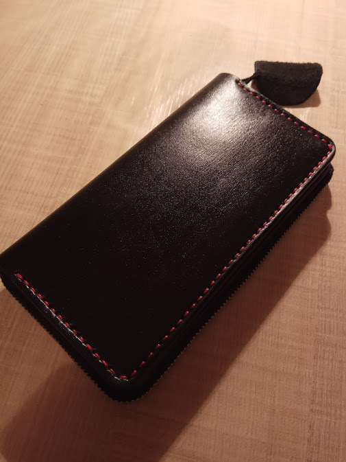 New leather works - My, Leather, Handmade, With your own hands, Wallet, Purse, Leather craft, Longpost