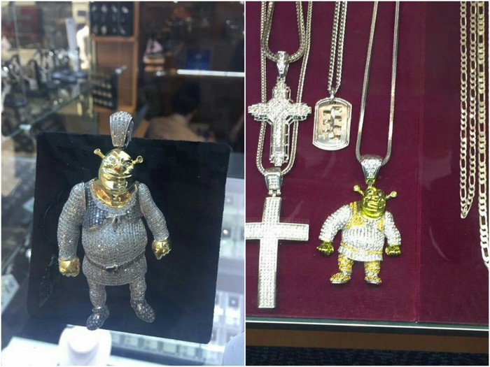 In the name of the Donkey, and Shrek, and Saint Fiona. Get out of my swamp. - Shrek, Pendant, Religion, Swamp