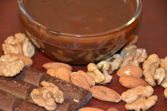 Taste of childhood - Chocolate-nut paste - My, Dessert, Recipe, Cooking, Yummy, Video