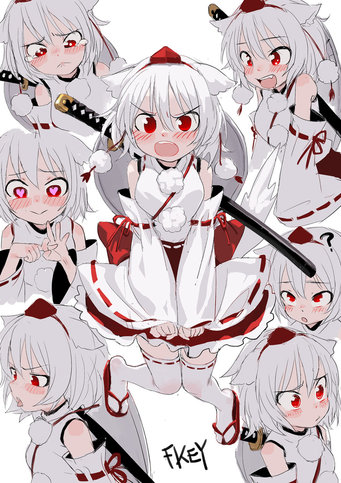 Inubashiri Momiji Inubashiri Momiji, Touhou, Anime Art, , ,  