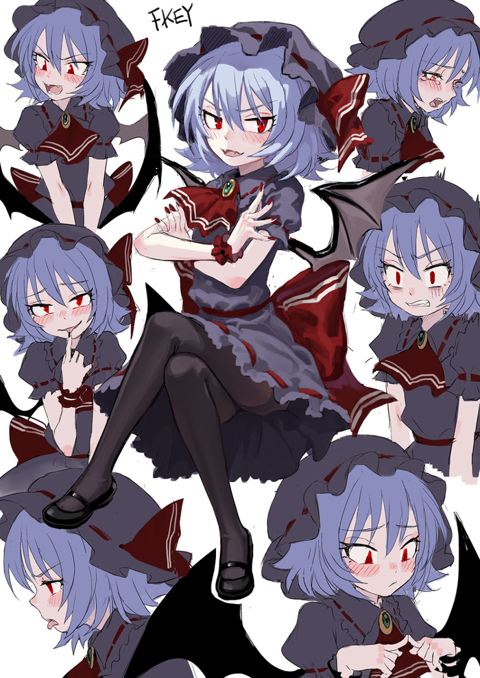Remilia Scarlet Remilia Scarlet, Touhou, Anime Art, , ,  
