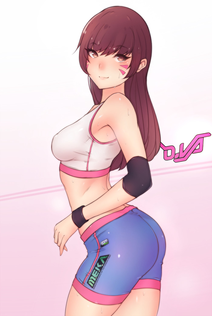 Song Hana - Overwatch, Dva, Art, Anime art