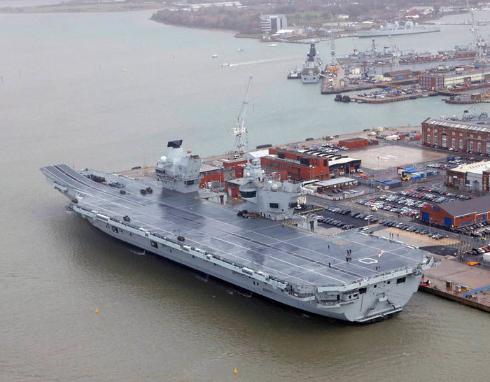 The aircraft carrier Queen Elizabeth officially joined the Royal Navy - Royal Navy, Great Britain, Navy, Aircraft carrier