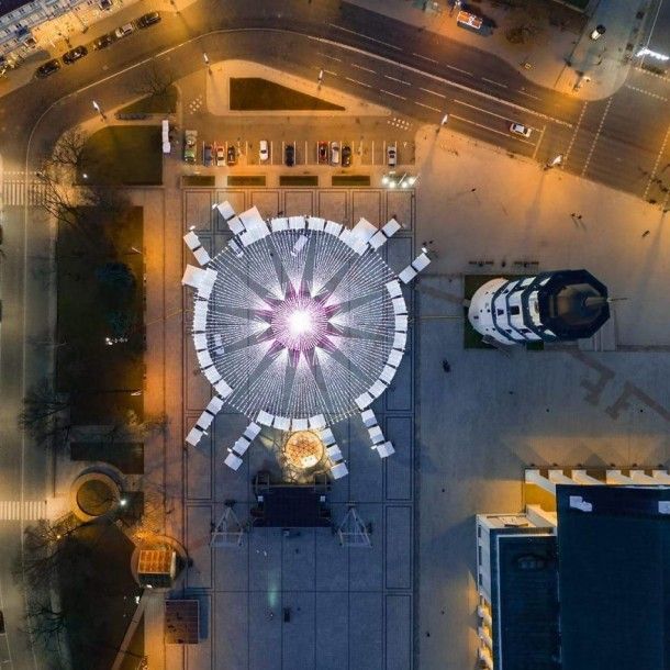 Christmas tree in Vilnius named the most beautiful in Europe - Christmas trees, Longpost, Text, Longtext, New Year, beauty, Milota