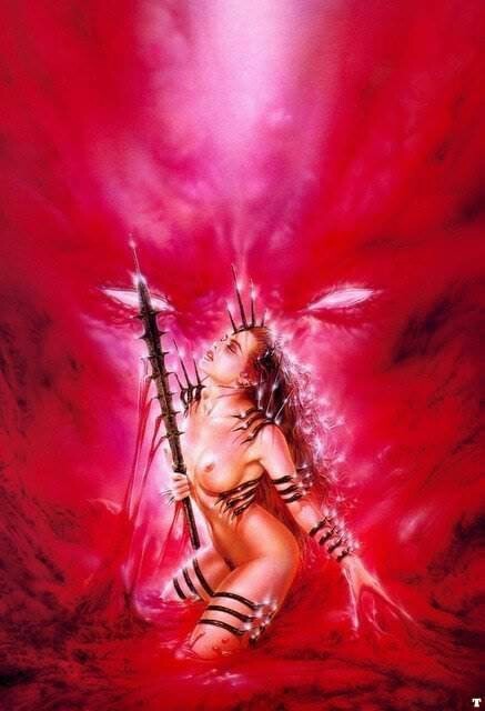 Luis Royo - NSFW, Luis royo, Fantasy, Illustrations, Oil painting, Girls, Longpost