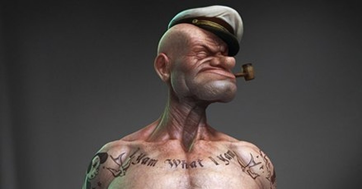 Popeye realistic