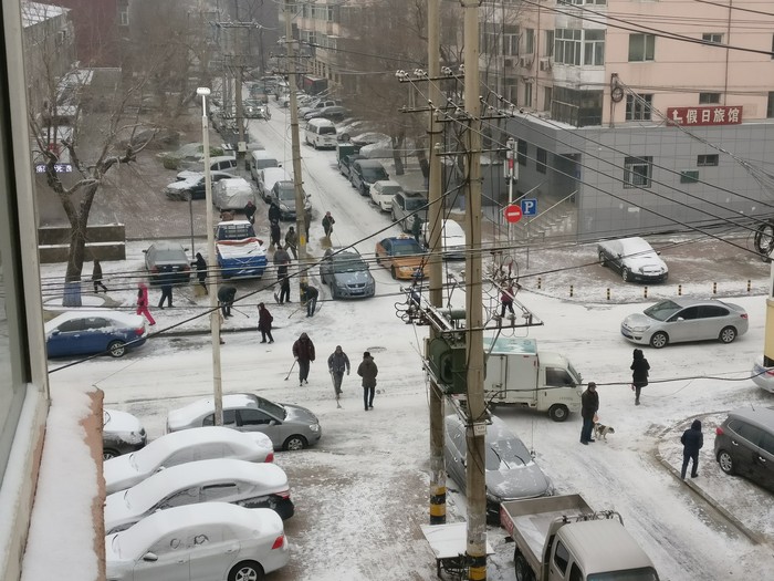 Уничтожение снега по Харбински - Моё, Харбин, Лаовай