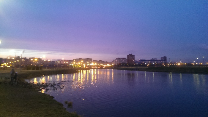 Evening landscape in St. Petersburg. - My, Evening, beauty, Saint Petersburg, Images