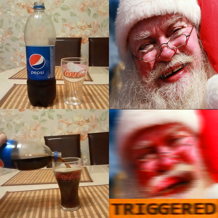 Pepsi VS Coca-Cola - My, Coca-Cola, , Triggered, , , , New Year!, 