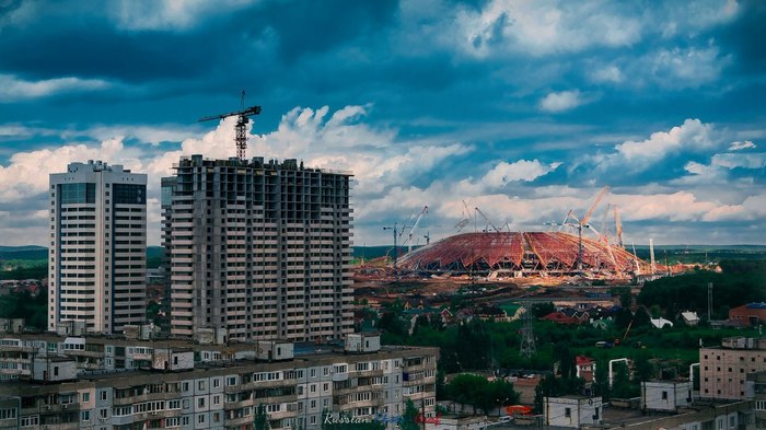 Beautiful photo of the Samara stadium - Samara, World championship