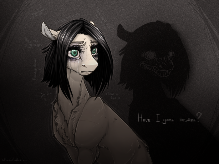 Have I gone insane? My Little Pony, Original Character, Grimdark, Darkpony