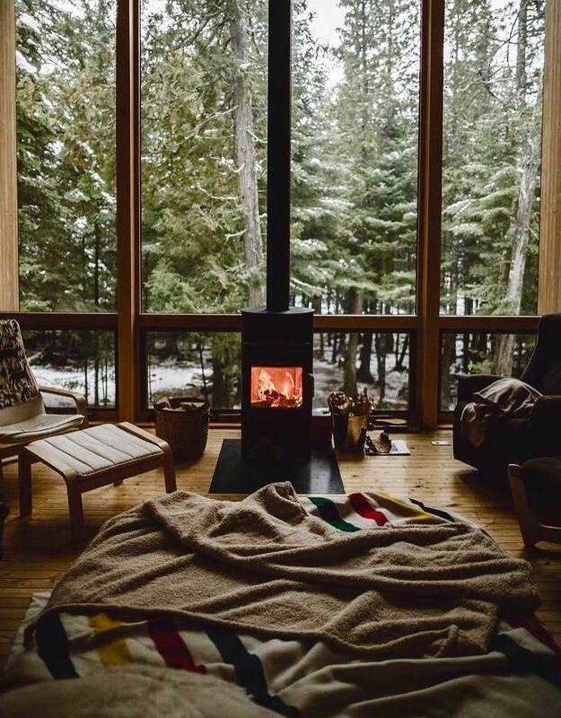 Cozy - Winter, Cold, Fireplace