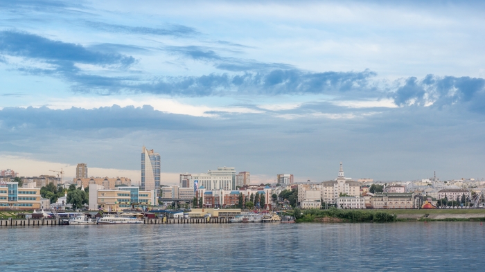 On the river tram - My, Volga, Cheboksary, Volga river, Chuvashia, Longpost, River