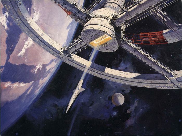 Cosmorealism by Robert McCall - Drawing, Comics, Longpost, Cinema, Science fiction