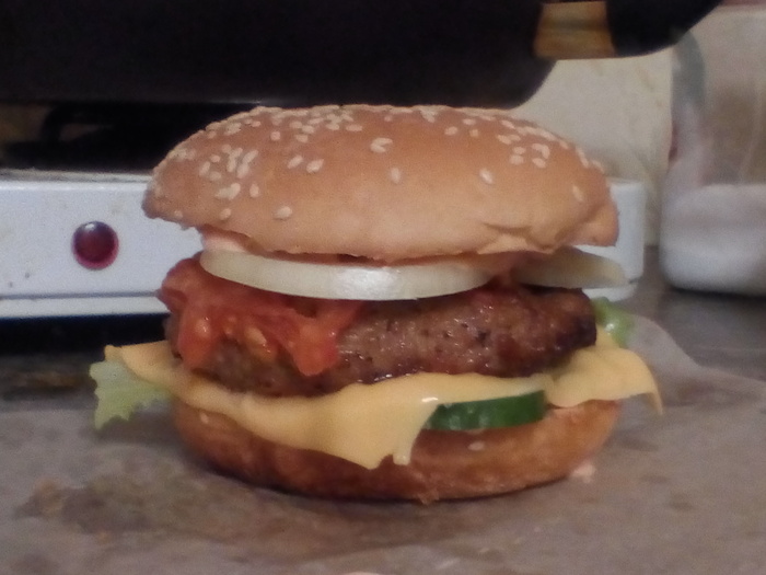 Cheeseburger McDonalds - My, , , Cooking, Burger