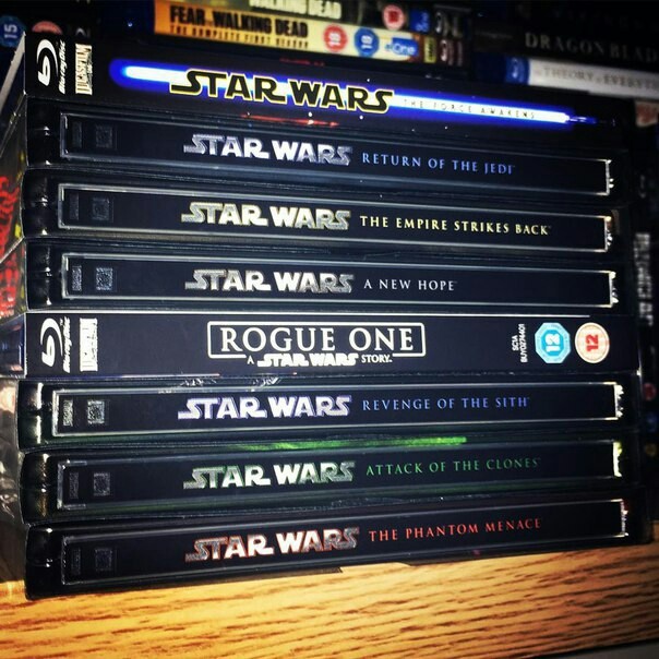 Blu-ray editions of SG. - Star Wars, Movies, Lucasfilm, Collection