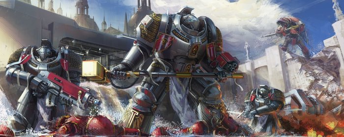 Gray knights - Warhammer 40k, Wh Art, Hammk