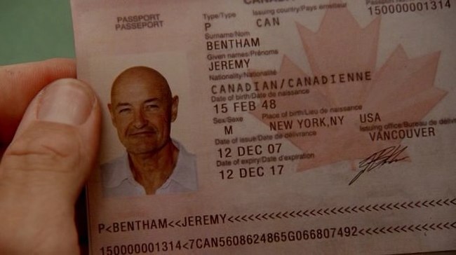 Remind John Locke that it's time to change your passport. - John Locke, Movies, The passport, Stay alive