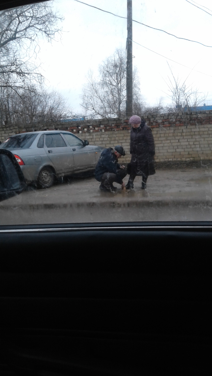 An elderly couple. - Gentlemen, Men, Longpost, Dirt