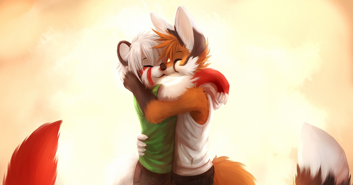 Furry hug. Thanshuhai Rikkun. Фурри. Фурри лисы. Фурри Лисичка.