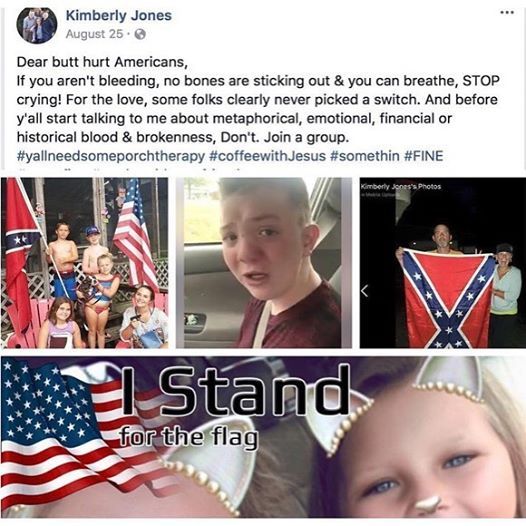 The Stars withdrew their support for a victim of school violence because of the Confederate flag. - Celebrities, Exposure, Support, Racism, 