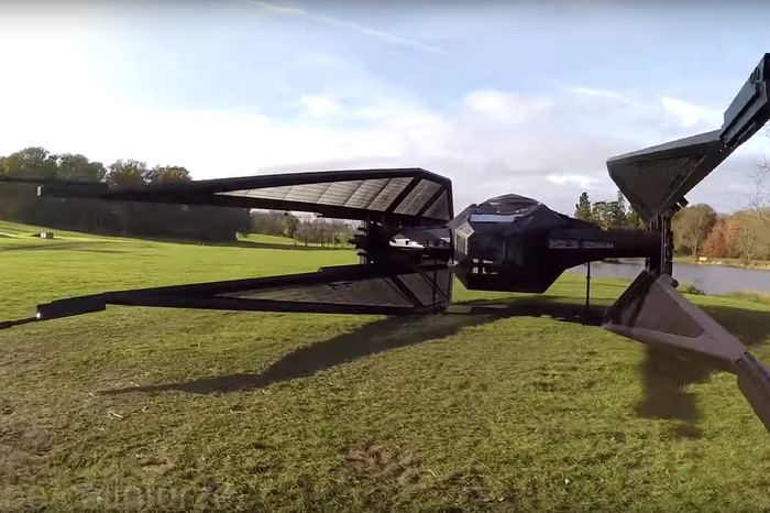 British inventor recreates life-size TIE Fighter from the new Star Wars - Star Wars, Boba95fet, news, Video, Tag