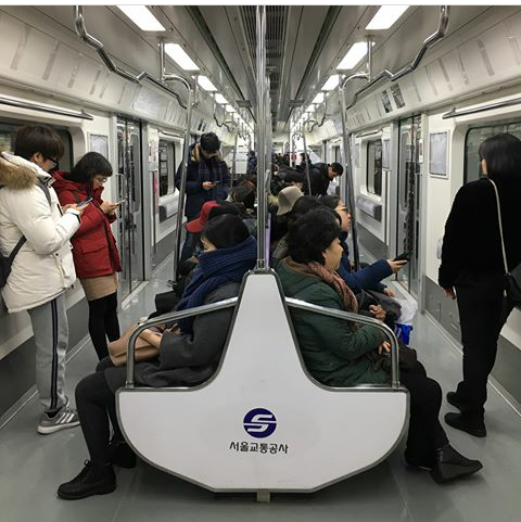 New subway cars in South Korea. - Metro, South Korea