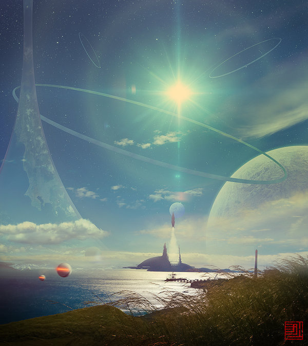 Ringworlds - Art, Images, , Fantasy, Longpost