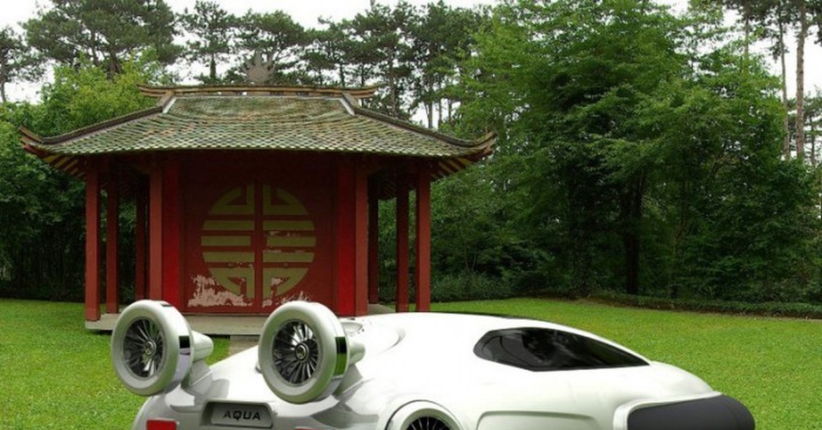 Купить машину круглое. Volkswagen Aqua Hovercraft Concept. Оригинальные машины. Необычные авто. Дизайн машины.