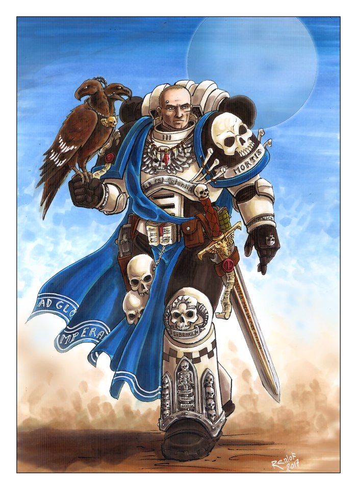 Librarian of the Mortifiers - Warhammer 40k, Adeptus Astartes, , Warhammer, Wh Art