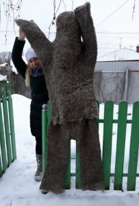Kineshma Sokolov family rolled up a woolen man - Hobosti, , Felt boots, , Just, Kripota, Why