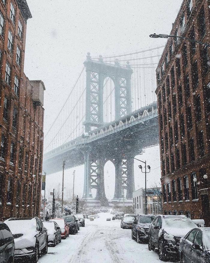 Winter in Brooklyn - The photo, USA, Brooklyn, Winter