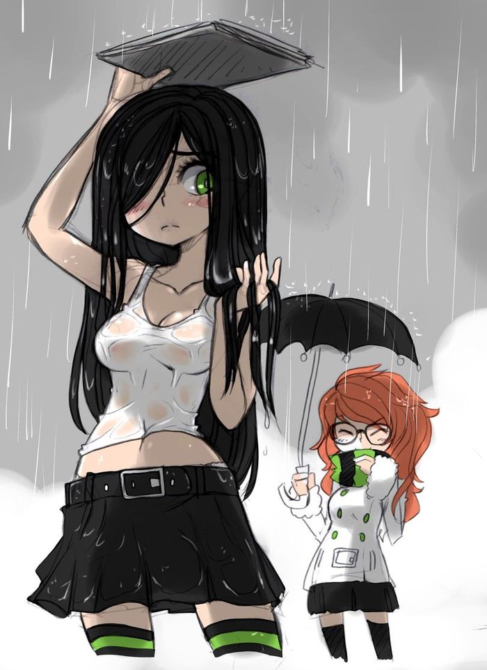 Rain - The crawling city, Aria Wintermint, Art, Parororo