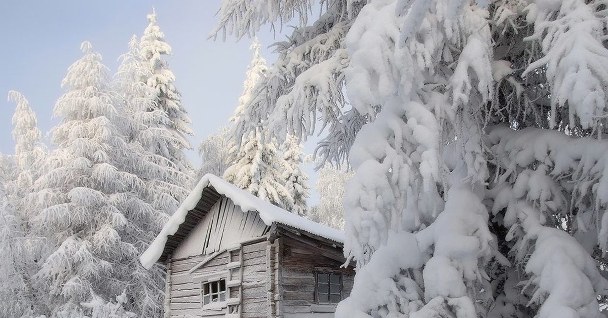 Фото Зимней Избушки