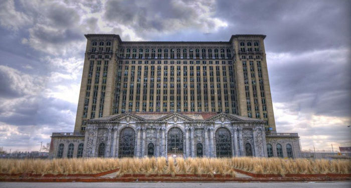Самый большой в мире заброшенный вокзал World of building, Сооружения, Архитектура, Строительство, Познавательно, Интересное, Детройт, США, Длиннопост