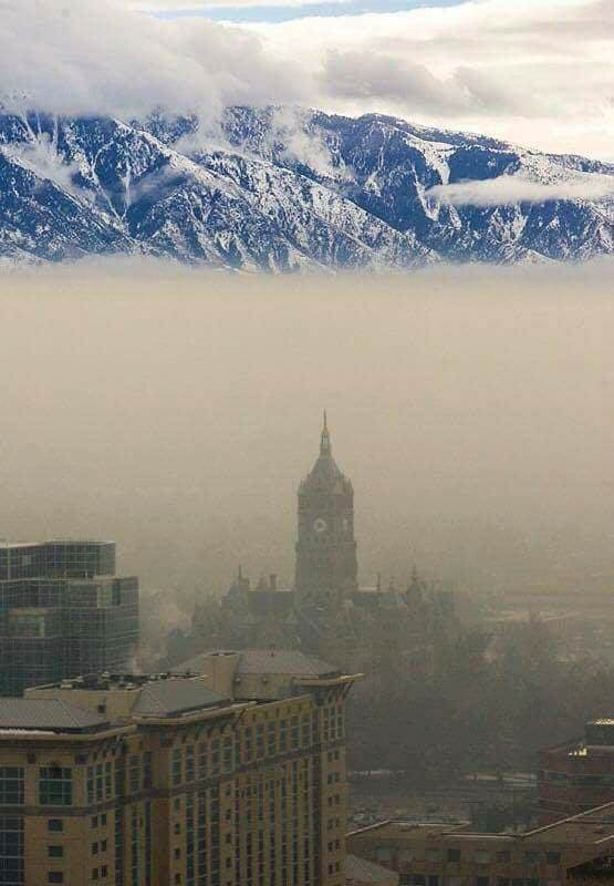 Air quality - Air, The mountains, Utah, USA, The photo