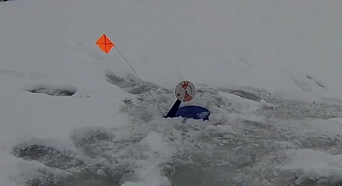 Cool, fishing on the first ice. - Winter fishing, Zherlitsy, , Fishing, Ice, Longpost