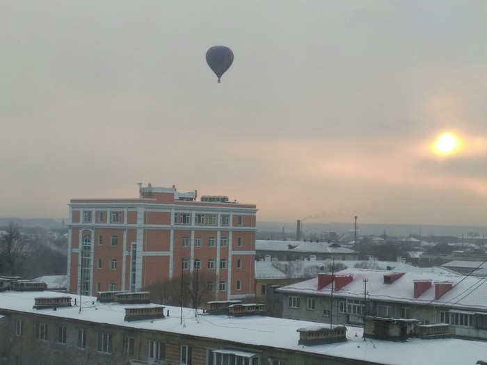 In Ussuriysk, balloons fly more often than planes :) - My, Ussuriysk, Balloon