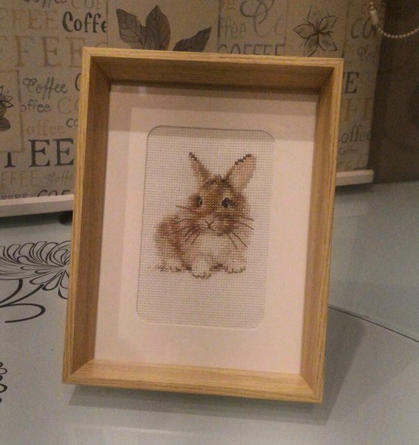 Friday Bunny - My, Embroidery, Cross-stitch, Rabbit, Needlework without process