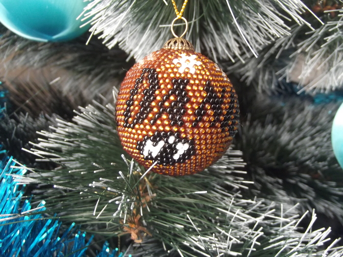 Danka. Works. Part 19 - My, , Beads, Creation, Needlework without process, Christmas decorations, Whiskey, Longpost