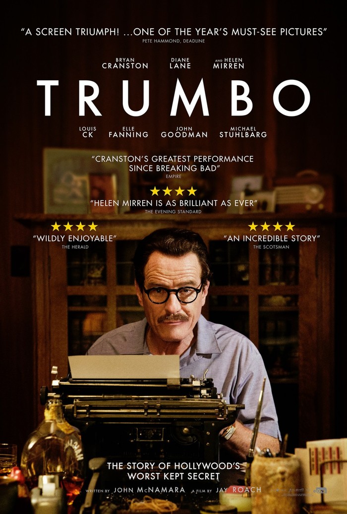Feature film Trumbo, 2015 - My, Movies, Review, Drama, , Biography, Text, Longpost