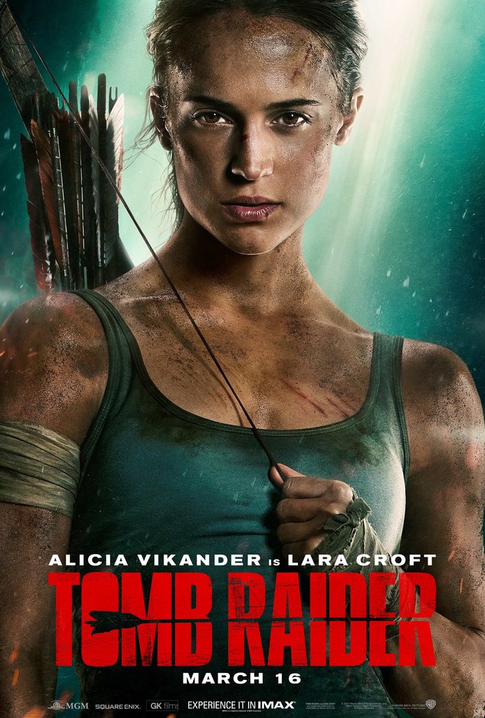 A selection of new posters - Movies, Poster, Tomb Raider: Lara Croft, Deadpool 2, Ready Player One, Race of the century, , Longpost, 
