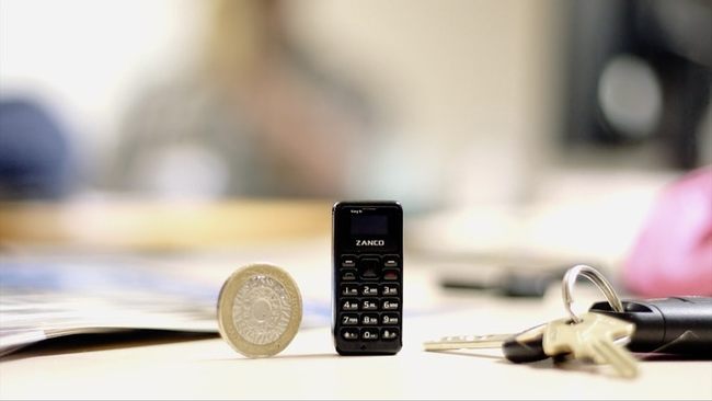 The smallest phone in the world - Telephone, Little, Device, Гаджеты, Kickstarter, GIF