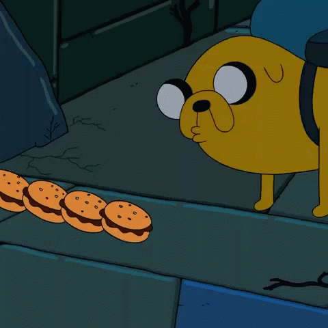 When I decided to go on a diet, but lacked willpower. - GIF, Adventure Time, Finn, Jake, Finn the human