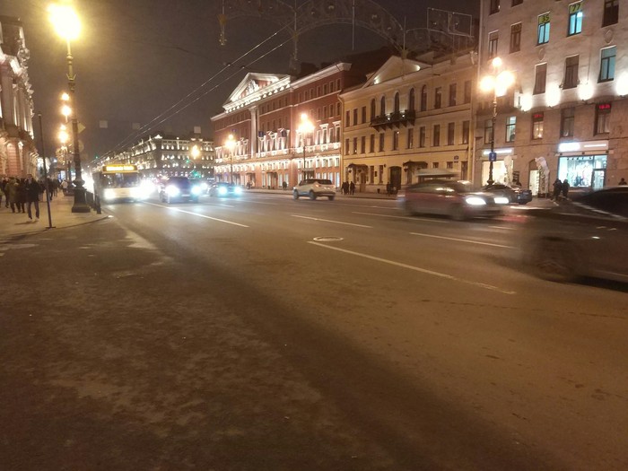 Peter at night. - My, Saint Petersburg, Nevsky Prospect