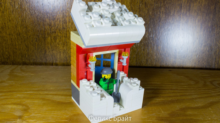 Lego New Year's Eve Scene - First snow in December (with building instructions video! :) - My, Lego, Lego DIY, Homemade, DIY for the lazy, New Year, Longpost