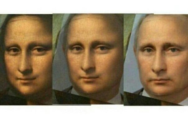 Suddenly - Mona lisa, , Vladimir Putin, Similarity