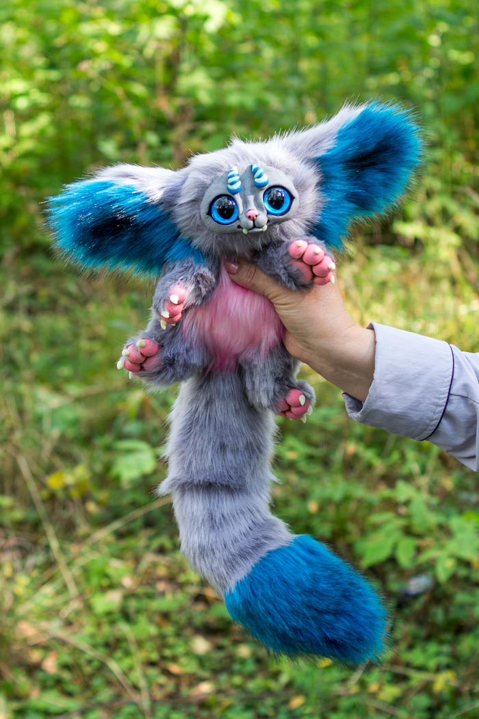 What has been done in the last six months - Artificial fur, Handmade, Polymer clay, Handmade, Soft toy, My, Longpost, Adelkawalka